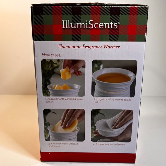 IllumiScents Christmas Gnome Ceramic Wax Warmer Fragrance Winter Holiday New - Picture 5 of 7
